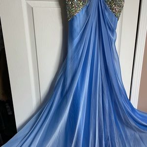 LA FEMME FORMAL FORMAL BLUE DRESS sz 0